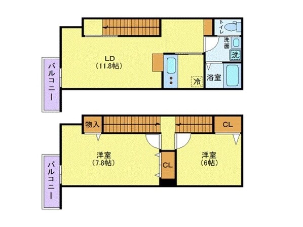 セレ渋谷本町の物件間取画像